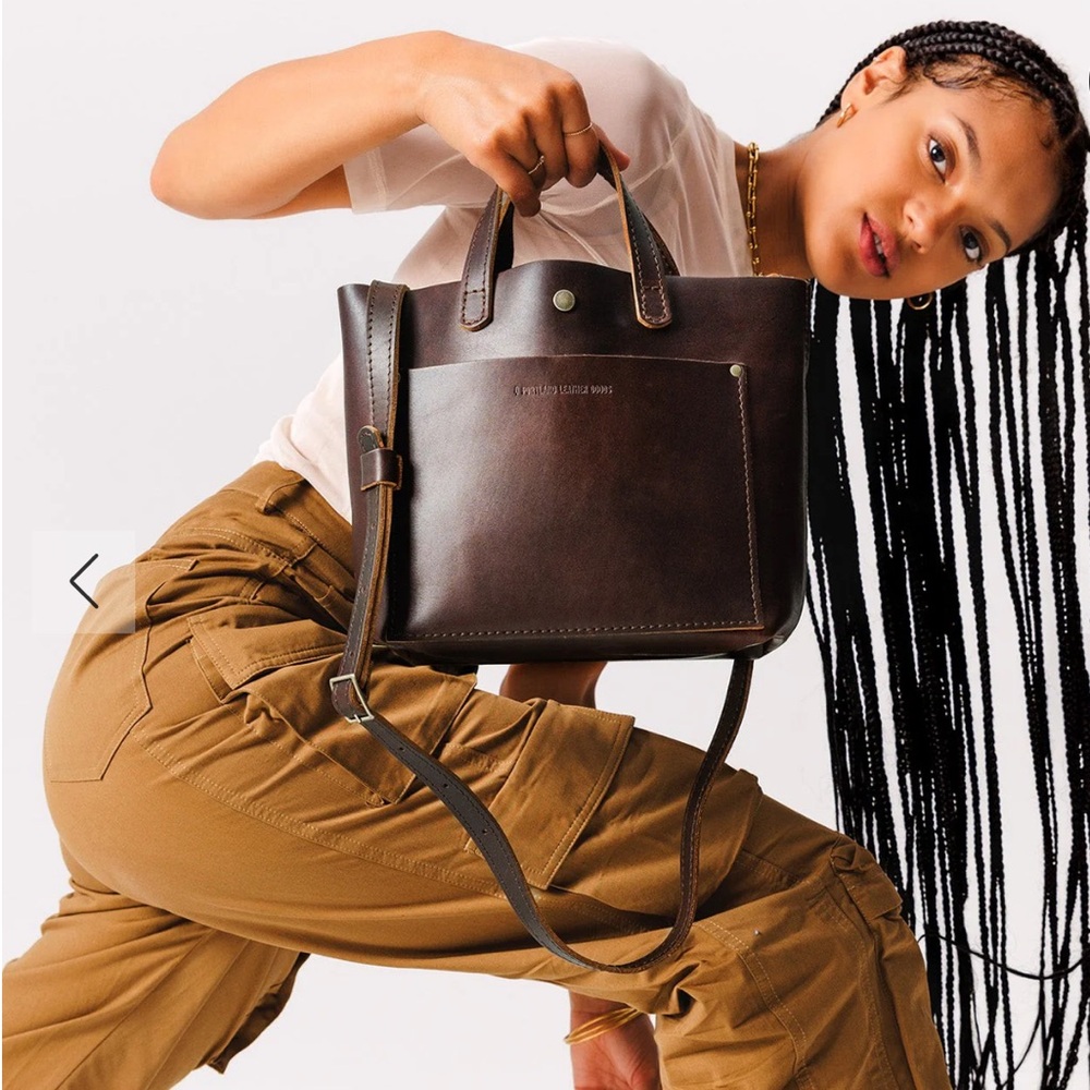 PORTLAND LEATHER GOODS ALMOST PERFECT' MINI CROSSBODY MINI BAG